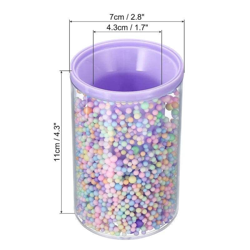 Pencil Holder Acrylic Makeup Brush Holder Cup Storage Stationery Caddy