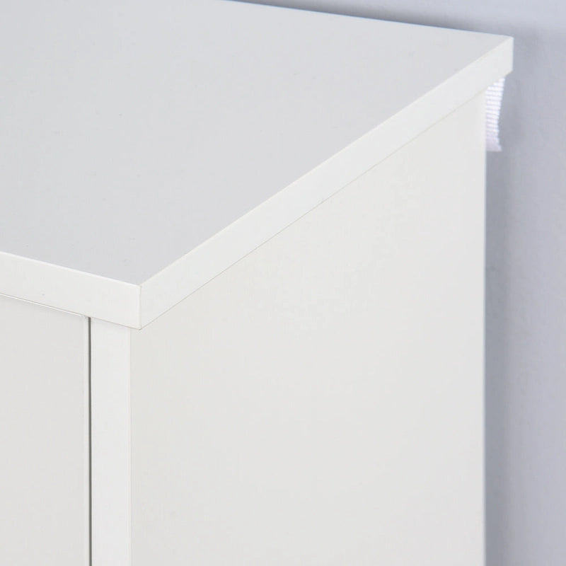 Holzschuhschrank für den Flur, weißer Schuhschrank
