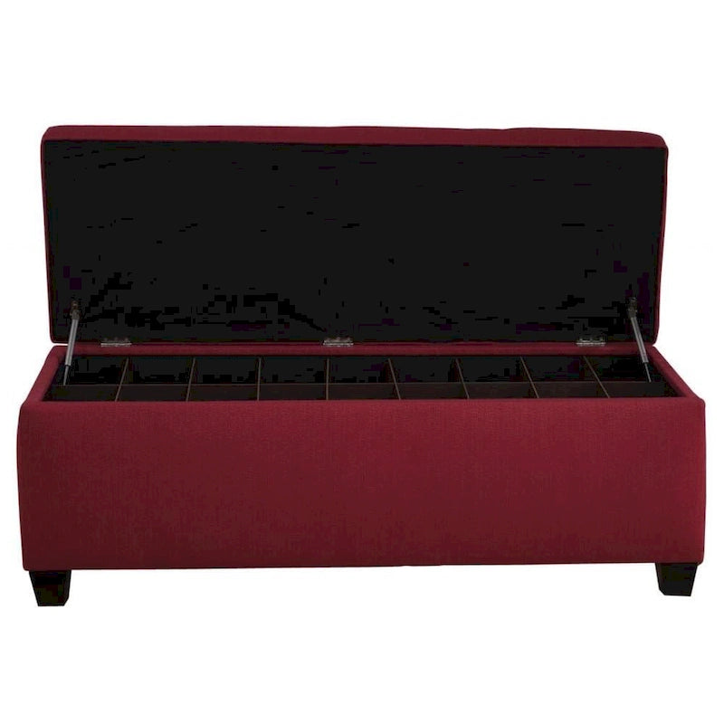 Shoe Storage Bench with Hidden Compartments