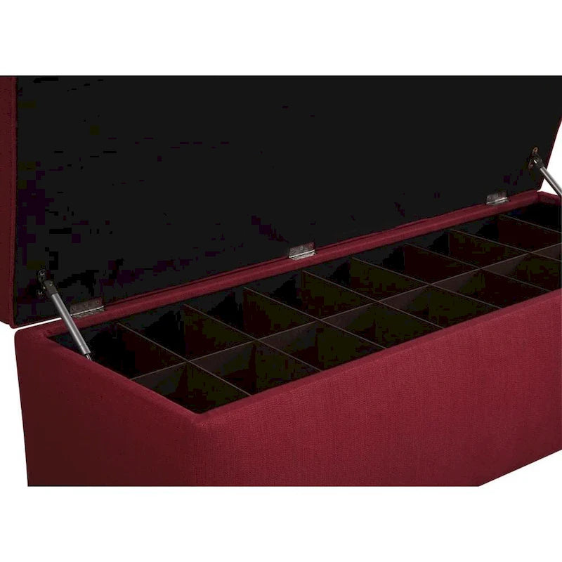 Shoe Storage Bench with Hidden Compartments