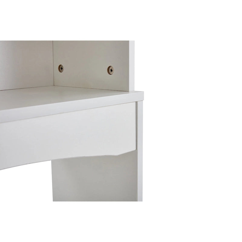 Weißer Badezimmerschrank über der Toilette für zu Hause – 60B x 23T x 157H cm