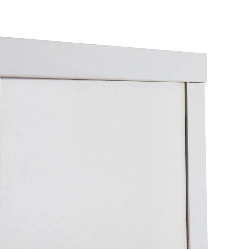 Weißer Badezimmerschrank über der Toilette für zu Hause – 60B x 23T x 157H cm