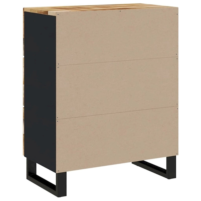 Industrial Wood Cabinet Storage Accent Sideboard Console with Drawers