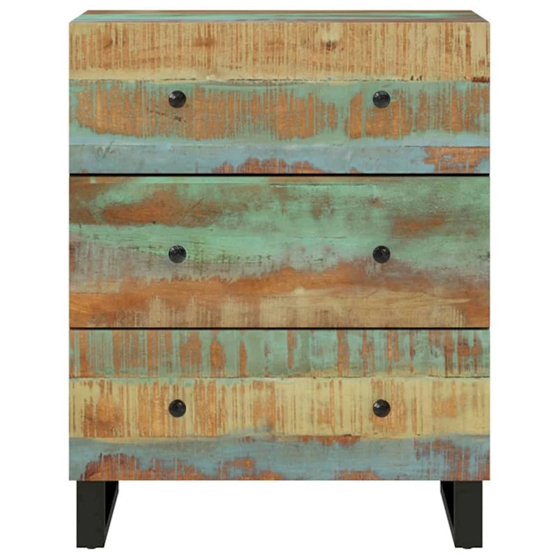 Industrieller Holzschrank, Aufbewahrung, Akzent, Sideboard, Konsole mit Schubladen