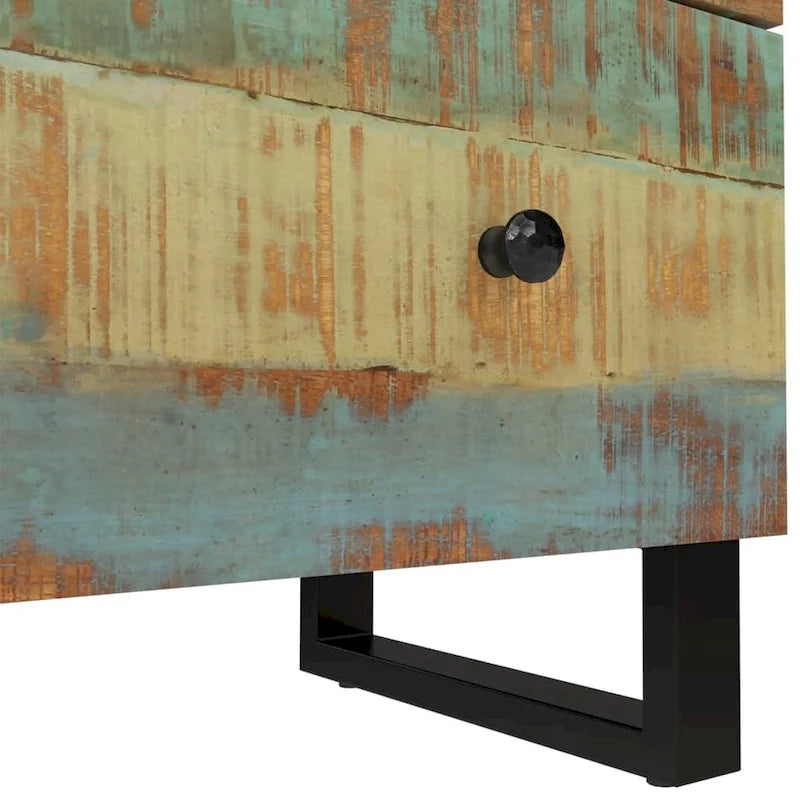 Industrieller Holzschrank, Aufbewahrung, Akzent, Sideboard, Konsole mit Schubladen