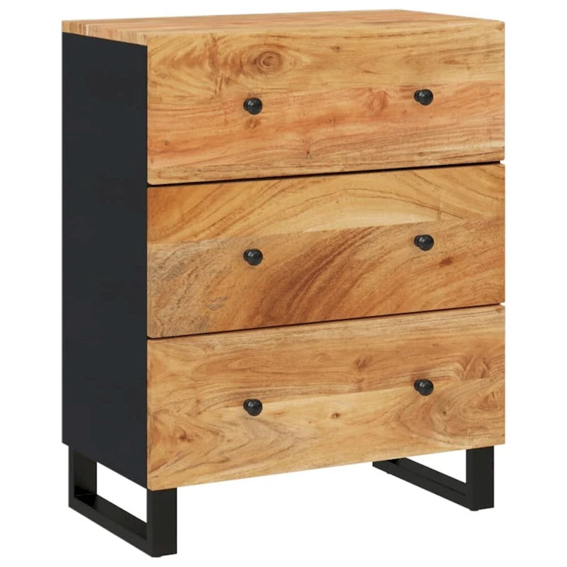 Industrieller Holzschrank, Aufbewahrung, Akzent, Sideboard, Konsole mit Schubladen