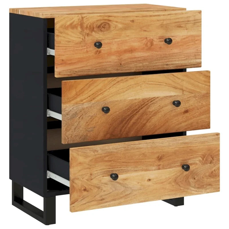 Industrieller Holzschrank, Aufbewahrung, Akzent, Sideboard, Konsole mit Schubladen