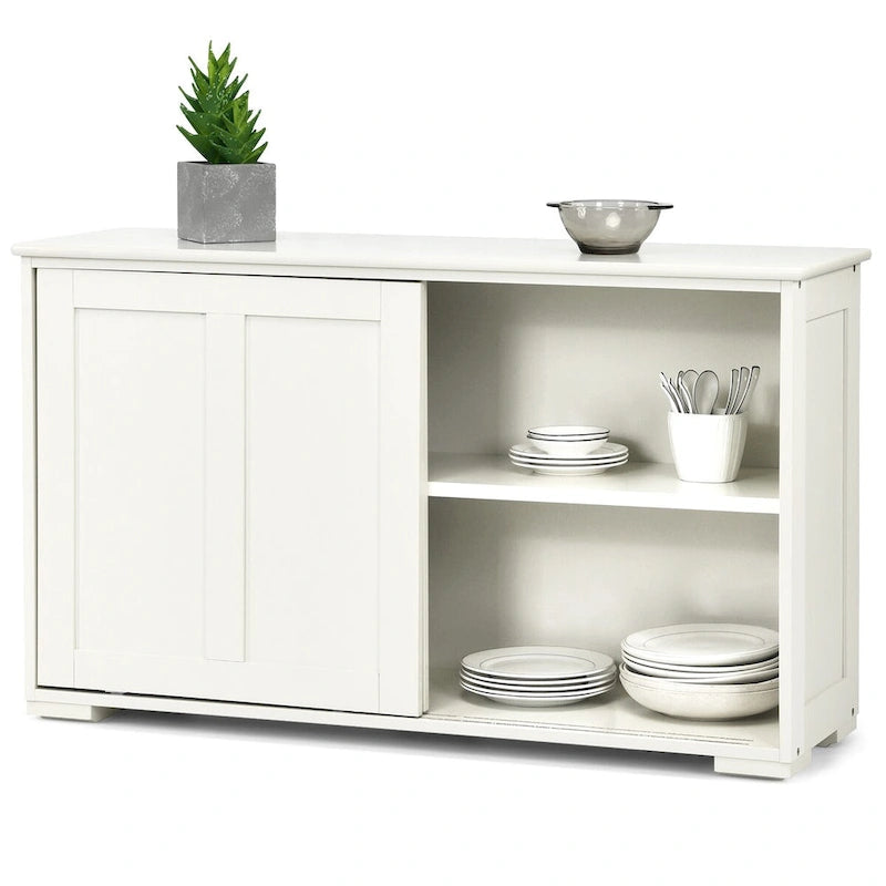 Antikes stapelbares Küchen-Sideboard mit höhenverstellbarem Regal – 42 x 13 x 23,5 (L x B x H)