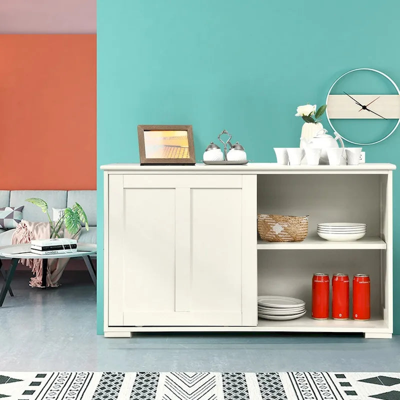 Antikes stapelbares Küchen-Sideboard mit höhenverstellbarem Regal – 42 x 13 x 23,5 (L x B x H)