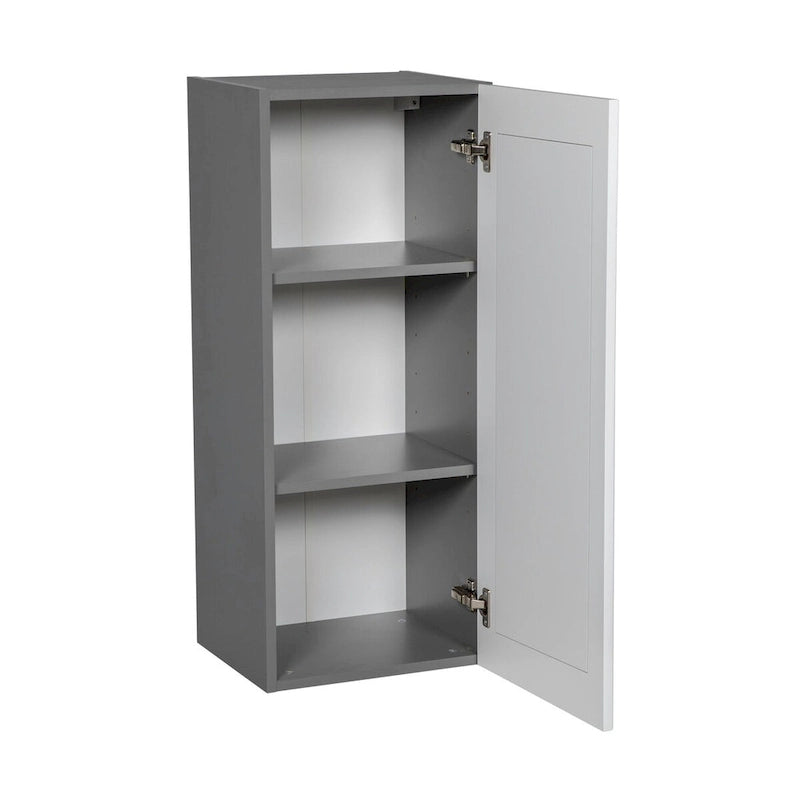 Wandschrank 9x36 Einzeltür Grau - 9x36x12