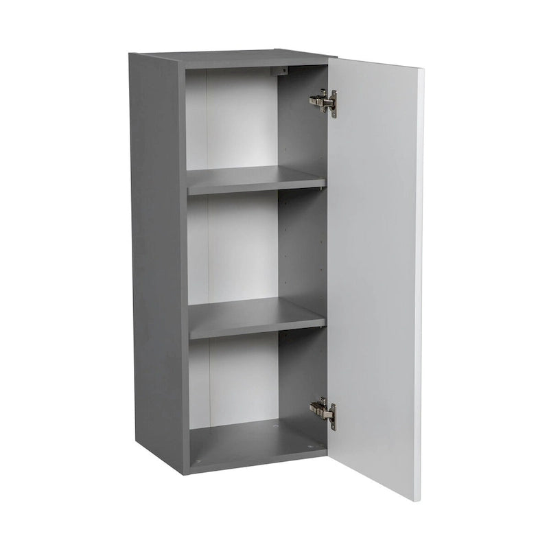 Wandschrank 9x36 Einzeltür Grau - 9x36x12