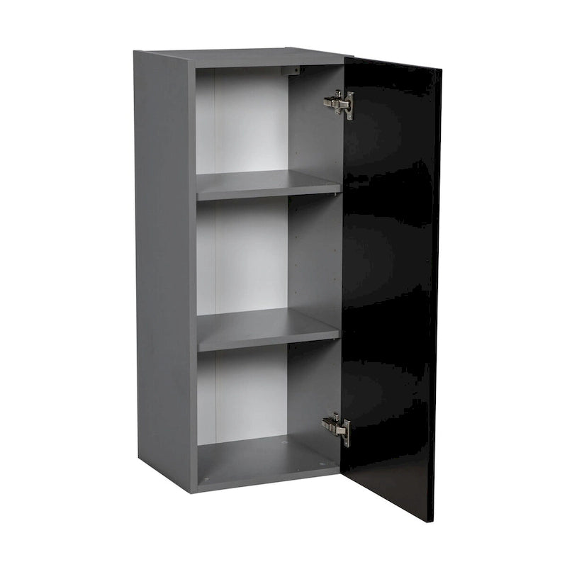 Wandschrank 9x36 Einzeltür Grau - 9x36x12