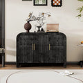 47.2W Sideboard mit goldenen Griffen und verstellbaren Einteilern - N/A