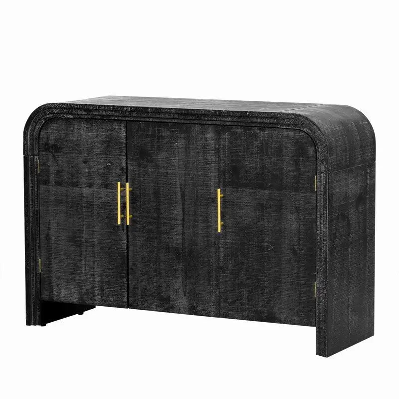 47.2W Sideboard mit goldenen Griffen und verstellbaren Einteilern - N/A