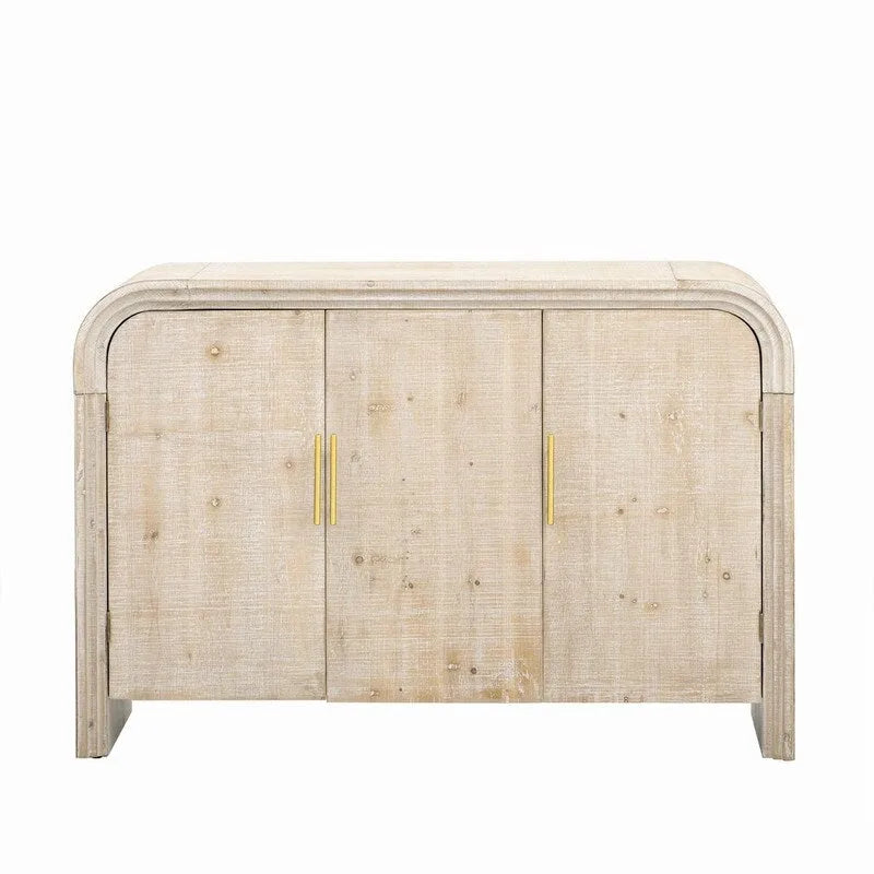 47.2W Sideboard mit goldenen Griffen und verstellbaren Einteilern - N/A