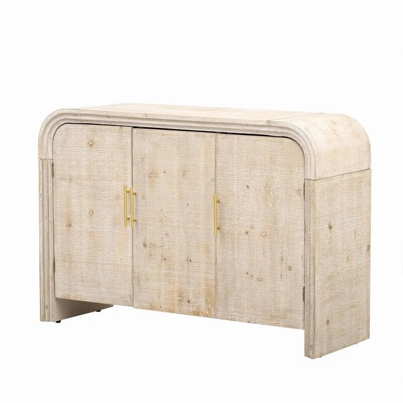 47.2W Sideboard mit goldenen Griffen und verstellbaren Einteilern - N/A