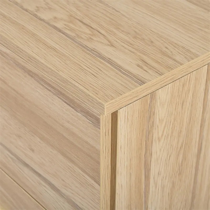 Moderne Naturholz-Kommode mit 6 Schubladen