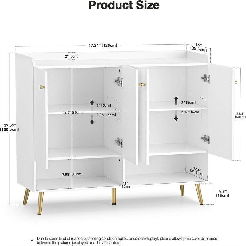 Buffetschrank – 14T x 47,24B x 39,57H
