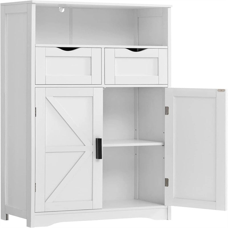 Bodenschrank mit 2 Türen, 2 Schubladen - 11.4T x 23.6B x 42.7H