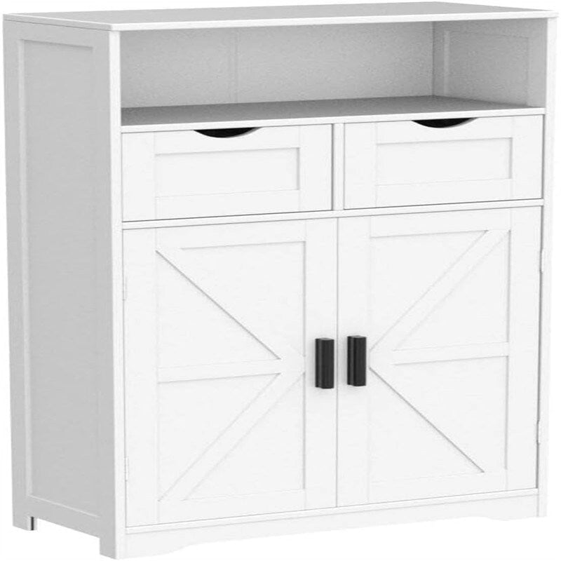 Bodenschrank mit 2 Türen, 2 Schubladen - 11.4T x 23.6B x 42.7H