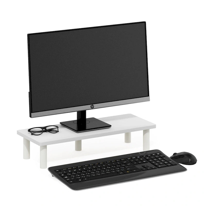 Monitor Riser Stand, White/White