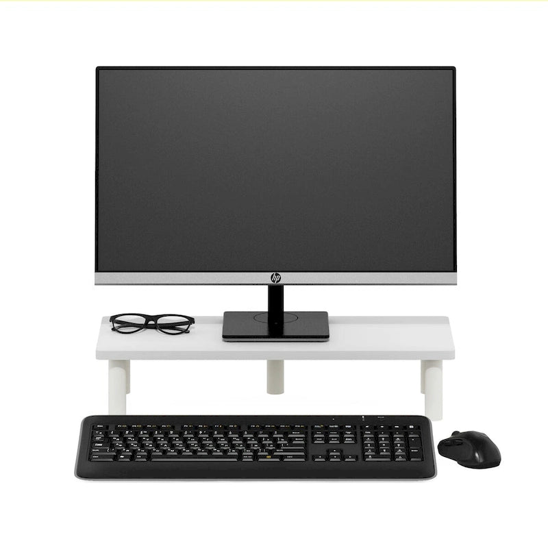 Monitor Riser Stand, White/White