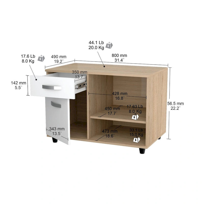 Büro-Konsolenschrank