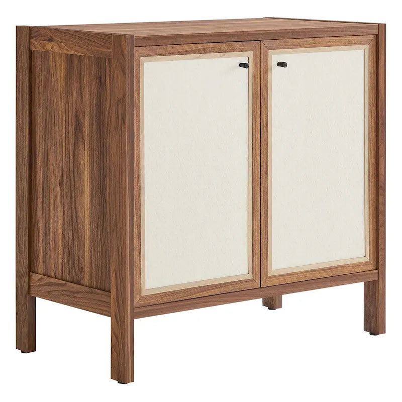 33" Wood Grain Storage Cabinet
