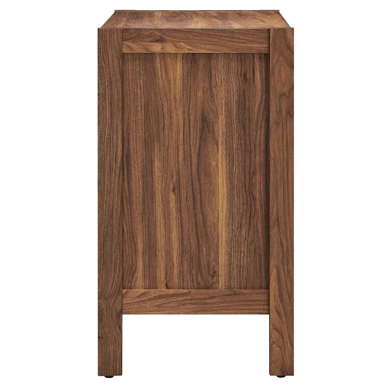 33" Wood Grain Storage Cabinet