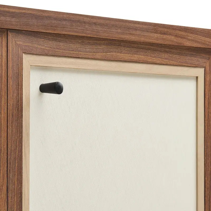 33" Holzmaserung-Aufbewahrungsschrank