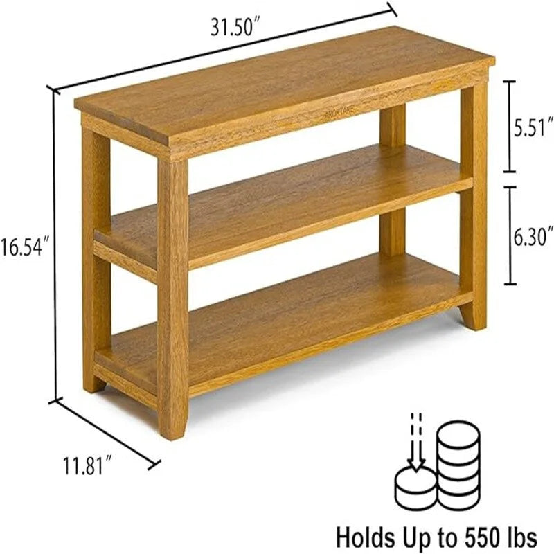 Sitzbank 2-stöckig Holz Schwerlast - 30T x 80B x 42H