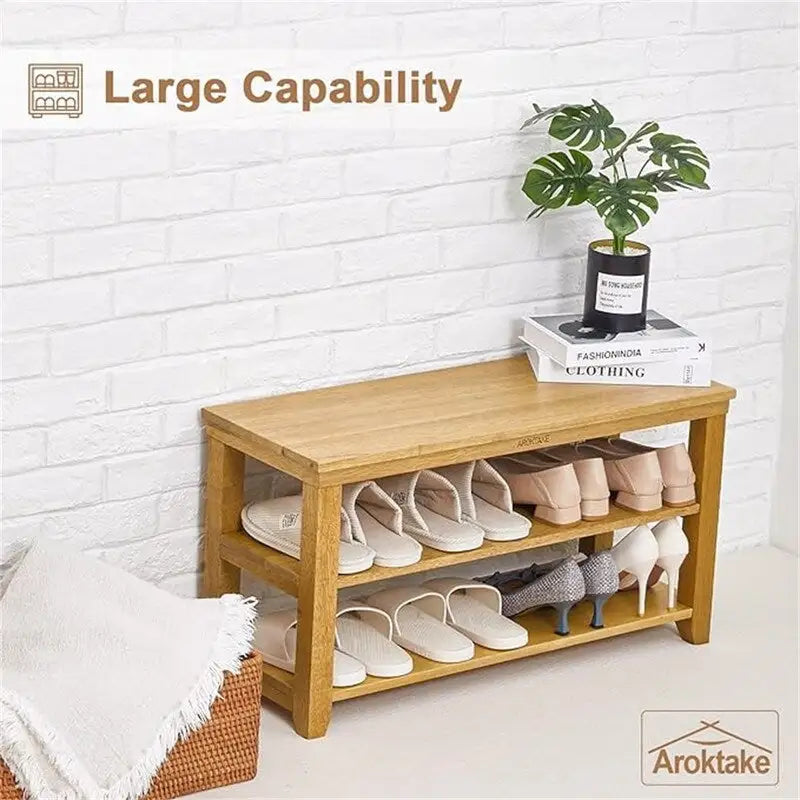 Sitzbank 2-stöckig Holz Schwerlast - 30T x 80B x 42H