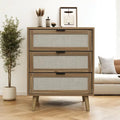 Rattan-Kommode mit 3 Schubladen – Schlafzimmer, Wohnzimmer & Arbeitszimmer