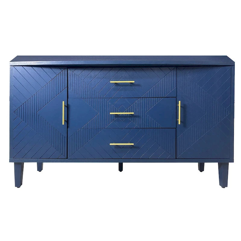 2-türiger 3-Schubladen-Schrank
