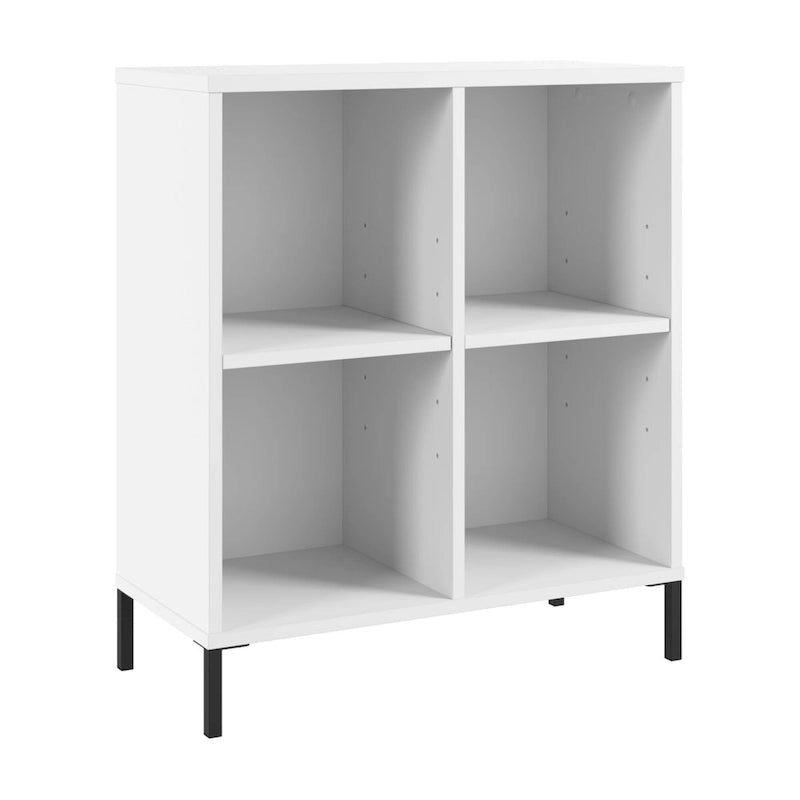4 Cube Organizer Storage Bookcase with Steel Feet