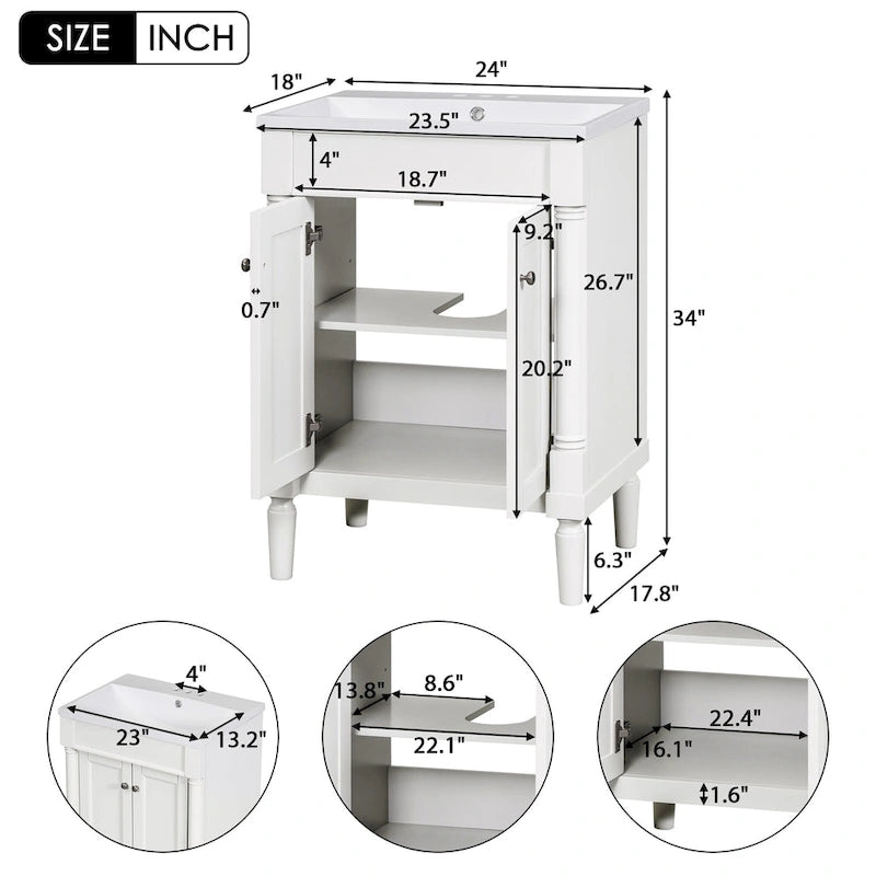 Single Sink Bathroom Vanity