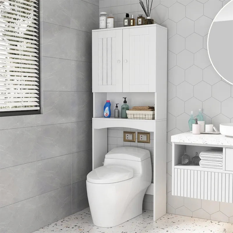 Badschrank für die Toilette, Organizer