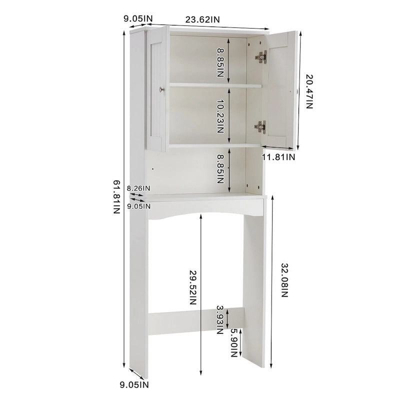 Badschrank für die Toilette, Organizer