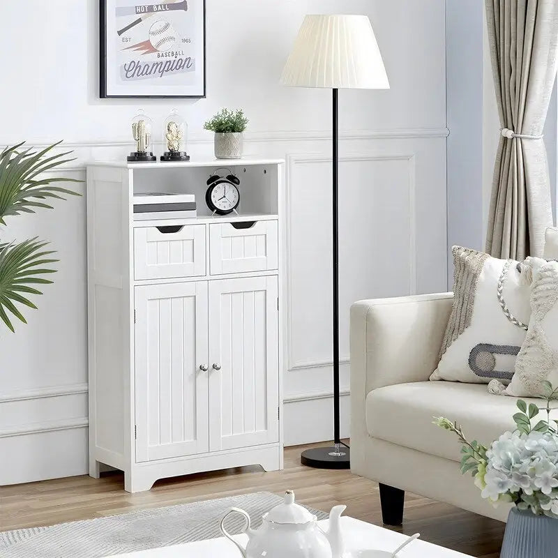 Badezimmerschrank mit 2 Schubladen – 12T x 24B x 41H